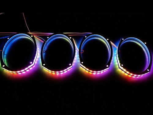 4pcs 6x9 rgb inseguimento led - 4pcs,
