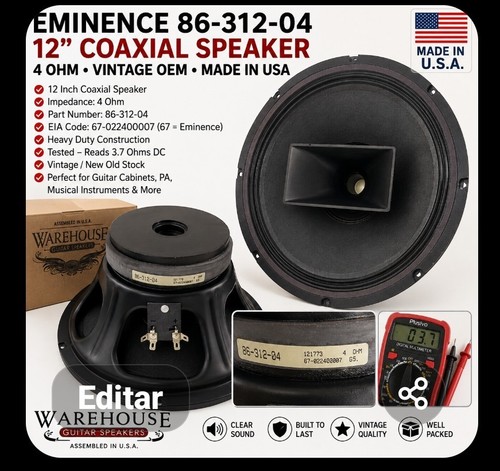 Eminence 312 04 - eminence, 86-312-04
